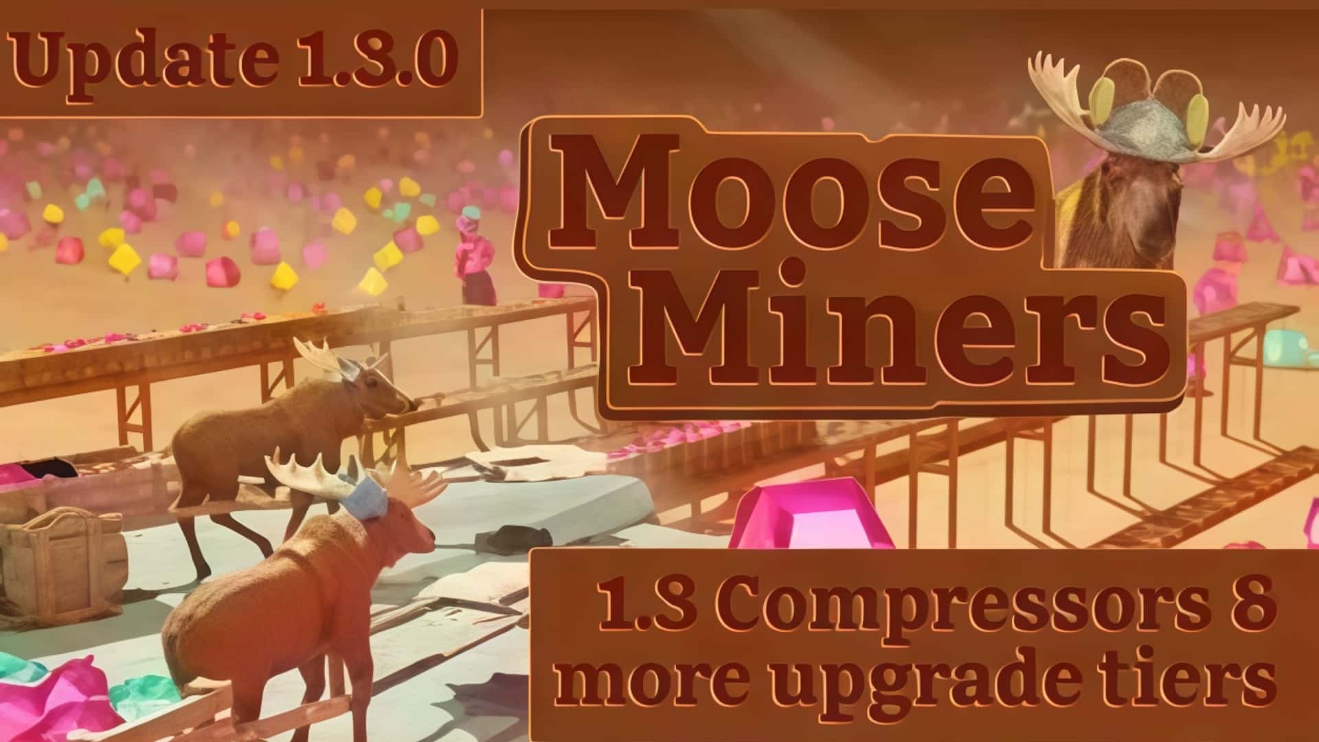 🦌 《驼鹿矿工》——驼鹿执镐，宝石矿梦-未玩VIGAME