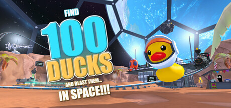《在太空中寻找 100 只鸭子并炸飞它们！！！ 》 Find 100 Ducks and Blast Them…IN SPACE!!!-未玩VIGAME